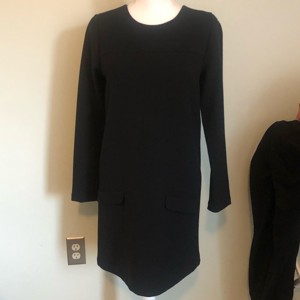 Joie wool dress with mock pockets